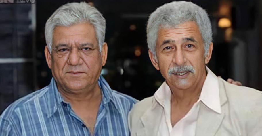 Om Puri and Naseeruddin Shah